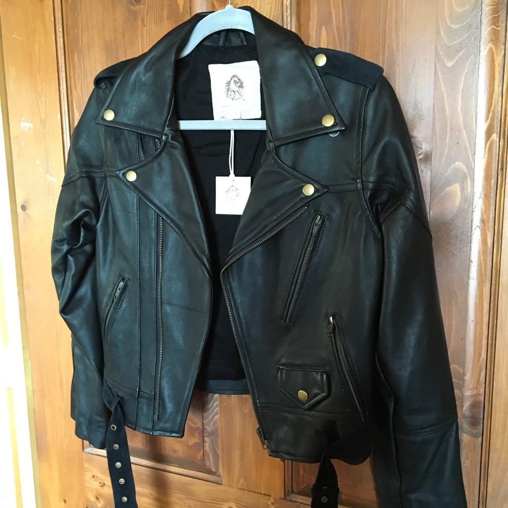 FIRE IN THE NIGHT LEATHER JACKET - Picture 6 of 8